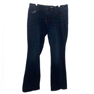 Boot Cut Curvy Denim Old Navy Jeans Woman's Size 14 Short